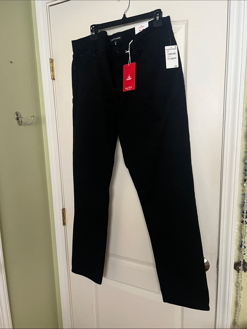 Lucky Brand Men's Slim Straight Jeans in Black